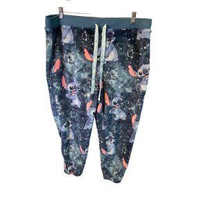 Disney Sleepwear Stitch Constellation Space Pajama Pants Sz 2X